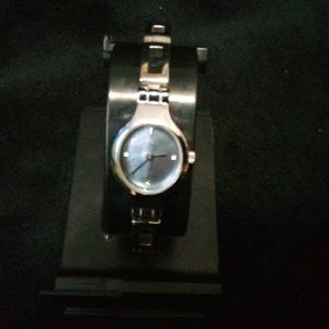Pre-Loved Timex Women Silver Tone Blue Dial Watch